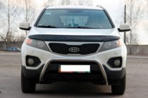 Kia Sorento II XM 2009-2014 гг. Кенгурятник WT007 (нержавейка) фото 2