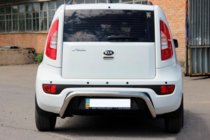 Kia Soul I 2008-2013 гг. Задняя дуга AK002 (нержавейка) фото 2