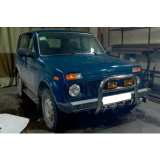 Кенгурятник QT006 (нерж. сталь) Lada Niva та Urban 1977- гг. фото 4