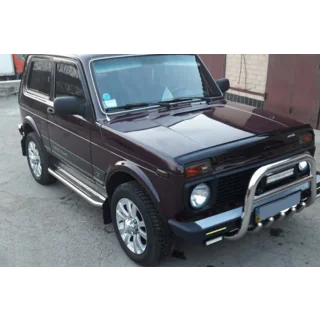 Кенгурятник QT006 (нерж. сталь) Lada Niva та Urban 1977- гг. фото 2