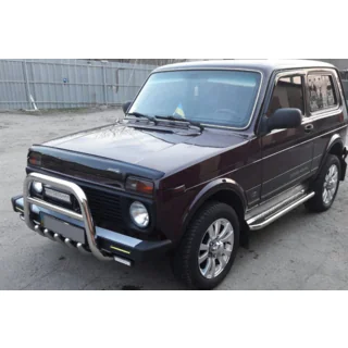 Кенгурятник QT006 (нерж. сталь) Lada Niva та Urban 1977- гг. фото 3