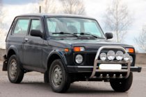 Lada Niva та Urban 1977- гг. Кенгурятник QT007 (нержавейка) фото 3