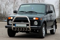 Lada Niva та Urban 1977- гг. Кенгурятник QT007 (нержавейка) фото 5