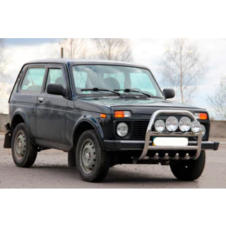 Кенгурятник QT007 (нержавейка) Lada Niva та Urban 1977- гг. фото 3