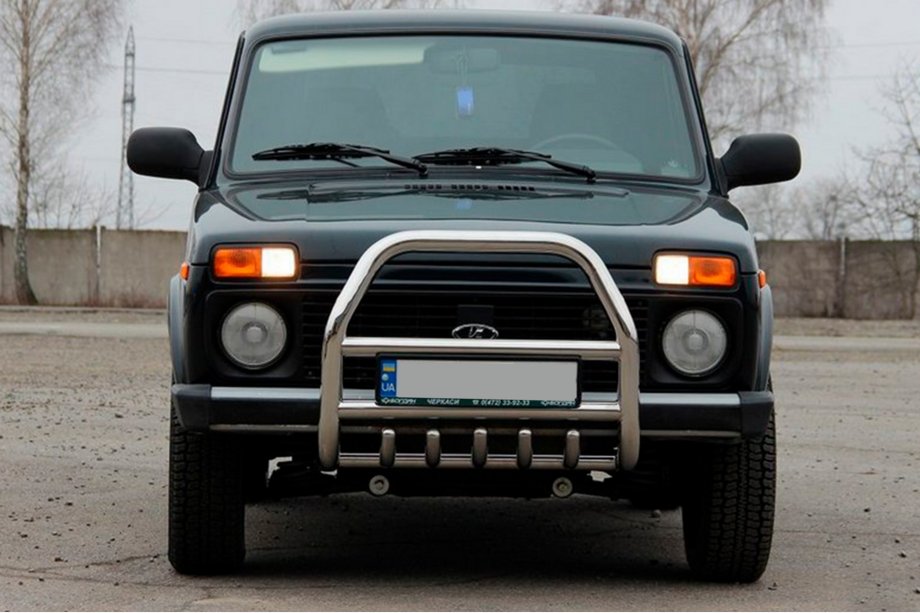 Lada Niva та Urban 1977- гг. Кенгурятник QT007 (нержавейка) Image