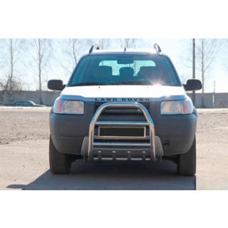 Кенгурятник QT007 (нержавейка) Land Rover Freelander I 1997-2006 гг. фото 1