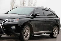 Lexus RX 2009-2015 гг. Боковые Подножки Fullmond (2 шт, Алюминий) фото 3