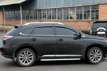 Lexus RX 2009-2015 гг. Боковые Подножки Fullmond (2 шт, Алюминий) фото 10