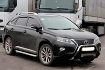 Lexus RX 2009-2015 гг. Боковые Подножки Fullmond (2 шт, Алюминий) фото 11