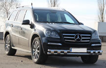 Mercedes GL class X164 2006-2012 гг. Передняя Дуга ST015 (Нержавейка) фото 3