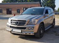 Mercedes GL class X164 2006-2012 гг. Передняя Дуга ST015 (Нержавейка) фото 4