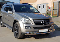 Mercedes GL class X164 2006-2012 гг. Передняя Дуга ST015 (Нержавейка) фото 6