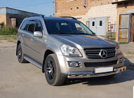 Mercedes GL class X164 2006-2012 гг. Передняя Дуга ST015 (Нержавейка) фото 7