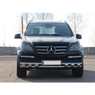 Передняя Дуга ST015 (Нержавейка) Mercedes GL class X164 2006-2012 гг. фото 2
