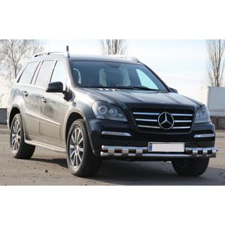 Передняя Дуга ST015 (Нержавейка) Mercedes GL class X164 2006-2012 гг. фото 3