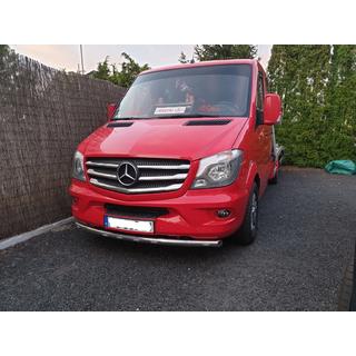 Передняя нижняя дуга ST008 (нерж. сталь) Mercedes Sprinter W906 2006–2018 гг. фото 4