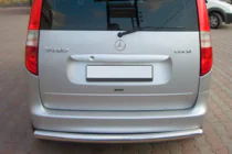 Mercedes Vaneo W414 2001-2005 гг. Задняя дуга нержавеющая фото 2