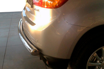 Mitsubishi ASX 2010-2023 гг. Задняя дуга AK002 (нерж. сталь) фото 1