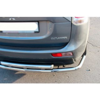 Задняя дуга AK004 Нержавейка Mitsubishi Outlander 2012-2021 гг. фото 4