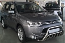 Mitsubishi Outlander 2012-2021 гг. Передний Защитный Дуга WT002 (Нержавейка) фото 1