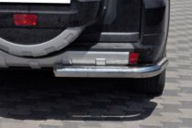 Mitsubishi Pajero Wagon IV 2006-2021 гг. Задняя дуга AK003 (нерж. сталь) фото 2