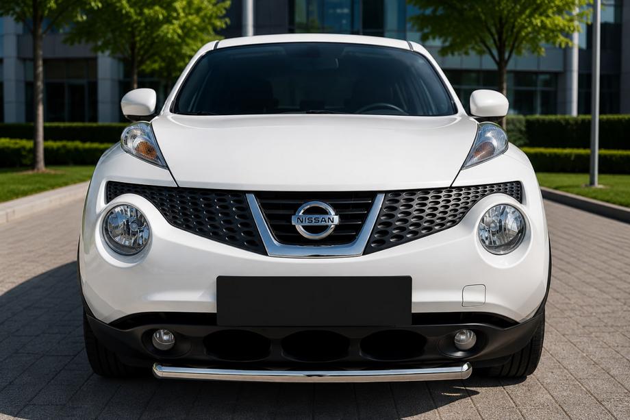 Nissan Juke 2010-2019 гг. Передняя защита ST008-1 (нерж. сталь) Image