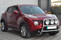 Nissan Juke 2010-2019 гг. Защита переднего бампера WT018 (нержавейка) фото 4