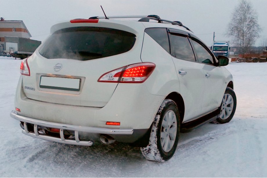 Nissan Murano 2008-2014 гг. Задняя дуга AK Нержавейка Image