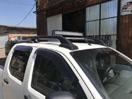 Nissan Navara 2006-2015 гг. Рейлинги с поперечинами (2 шт., Черные) фото 3