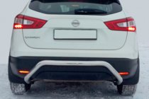 Nissan Qashqai 2014-2021 гг. Задняя дуга AK007-1 (нержавейка) фото 4