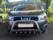 Nissan Qashqai 2014-2021 гг. Кенгурятник WT003 (нержавейка) фото 6