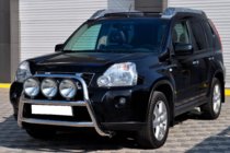 Nissan X-trail T31 2007-2014 гг. Передняя защита WT018 (нержавейка) фото 3