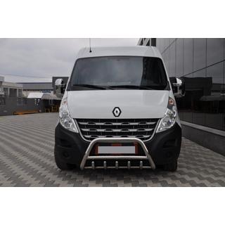 Кенгурятник WT003 (нержавейка) Opel Movano 2010-2021 гг. фото 1