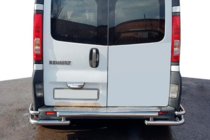 Nissan Primastar 2002-2014 гг. Задняя Защита AK-Special (Нержавейка) фото 7
