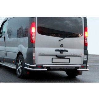 Задняя Защита AK-Special (Нержавейка) Opel Vivaro 2001–2015 гг. фото 1