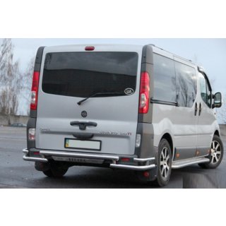 Задняя Защита AK-Special (Нержавейка) Opel Vivaro 2001–2015 гг. фото 4
