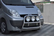 Renault Trafic 2001–2015 гг. Кенгурятник WT018 (нержавейка) фото 1