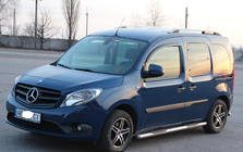 Mercedes Citan 2013-2021 гг. Боковые трубы (2 шт., нержавейка) фото 3