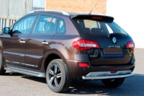 Renault Koleos 2008-2016 гг. Задняя дуга AK002 (нержавейка) фото 1