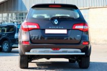 Renault Koleos 2008-2016 гг. Задняя дуга AK002 (нержавейка) фото 2