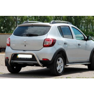 Задняя дуга AK007 (нерж сталь) Dacia Sandero 2013-2020 гг. фото 4