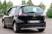 Renault Scenic/Grand 2009-2016 гг. Задняя дуга AK002 (нержавейка) фото 1