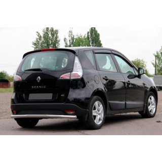 Задняя дуга AK002 (нержавейка) Renault Scenic/Grand 2009-2016 гг. фото 2