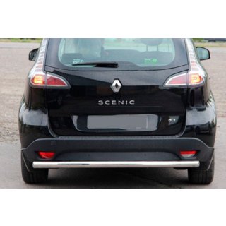 Задняя дуга AK002 (нержавейка) Renault Scenic/Grand 2009-2016 гг. фото 3