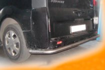 Nissan Primastar 2002-2014 гг. Задняя Защита AK005 (Нержавейка) фото 2