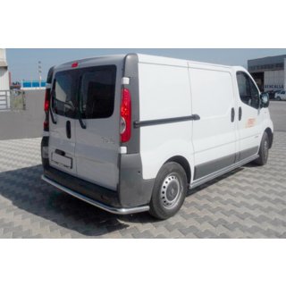 Задняя Защита AK005 (Нержавейка) Nissan Primastar 2002-2014 гг. фото 1