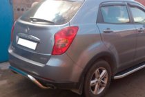 SsangYong Korando 2010-2019 гг. Задняя дуга AK007 (нерж сталь) фото 2