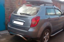 SsangYong Korando 2010-2019 гг. Задняя дуга AK007 (нерж сталь) фото 4