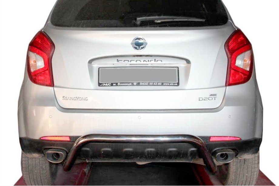 SsangYong Korando 2010-2019 гг. Задняя дуга AK007 (нерж сталь) Image