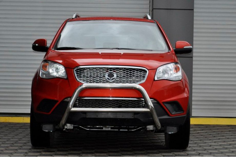 SsangYong Korando 2010-2019 гг. Кенгурятник WT005 (нержавейка) Image